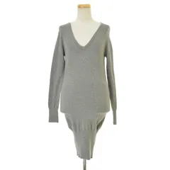 【SISLEY】Vネックニット長袖ワンピースのサムネイル