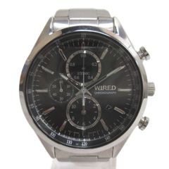 未使用・電池切れ】WIRED ワイアード クロノグラフ VD53-KT10 - メルカリ