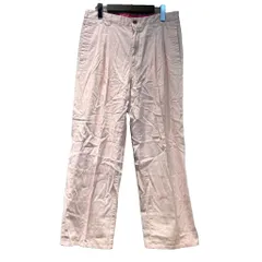 パパス Papas パンツ スラックス リネン混 L ピンク ■GY99のサムネイル