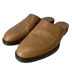 エンダースキーマ Hender Scheme レザーミュール cheak サンダル ブラウンのサムネイル