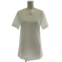 エスカーダ ESCADA Tシャツ カットソー S 白 ホワイト 無地 ラウンドネック 半袖 /GGのサムネイル
