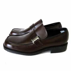 パーソンズ PERSON'S FOR MEN シューズ ローファー スリッポン ビジネスシューズ レザー 27.5cm ダークブラウン こげ茶色 くつ 靴のサムネイル