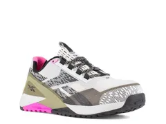 リーボック レディース シューズ スニーカー Reebok Work Nano X1 Composite Toe Work Sneaker Womens WhiteGreyArmy Green ホワイトのサムネイル