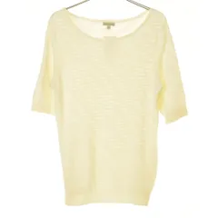 【CalvinKleinJeans】ジャガードボーダー五分袖ニットセーターのサムネイル
