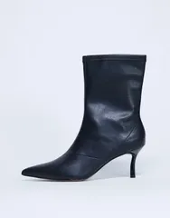 トップショップ レディース シューズ ブーツ・レインブーツ アンクル ブーツ Topshop Pippa point toe stretch ankle boots Black ブラックのサムネイル
