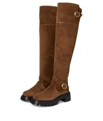 スチュアート ワイツマン レディース シューズ ブーツ・レインブーツ トール Stuart Weitzman Emerson Moto Tall Boot Coffee コーヒーのサムネイル
