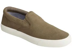 スペリー メンズ シューズ スニーカー プラスサイズ Sperry Striper Plushwave SlipOn Taupe トープのサムネイル
