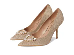 ゲス レディース シューズ ヒール GUESS Prinsen Gold Glitter ゴールドのサムネイル