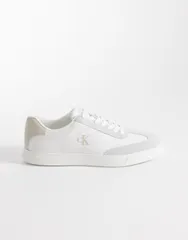 カルバンクライン メンズ シューズ スニーカー Calvin Klein low profile cupsole sneakers Bright WhiteOatmeal ホワイトのサムネイル
