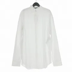 アンドゥムルメステール ANN DEMEULEMEESTER 24AW BENARD STANDARD SHIRT STROPED POPELIN ストライプシャツ 長袖 48 ホワイト/ブラック 白/黒 2402-M-SH07-FA518-D0019のサムネイル
