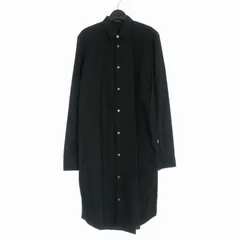 アンドゥムルメステール ANN DEMEULEMEESTER MAURICE STANDARD ELONGATED SHIRT COTT ロングシャツ 長袖 46 ブラック 黒 CO00-M-SH18-FA555-099 国内正規のサムネイル