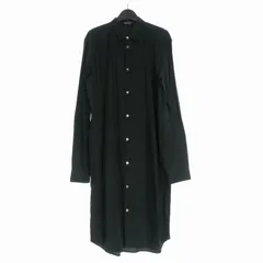 アンドゥムルメステール ANN DEMEULEMEESTER MAURICE STANDARD ELONGATED SHIRT COTT ロングシャツ 長袖 48 ブラック 黒 CO00-M-SH18-FA296-099 国内正規のサムネイル