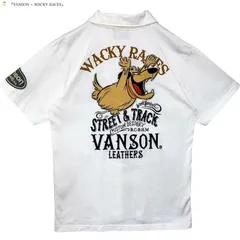 VANSON × WACKY RACES 刺繍ポロシャツ M バンソン ケンケンのサムネイル