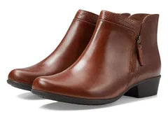 ロックポート レディース シューズ ブーツ・レインブーツ Rockport Carly Bootie Tan Leather タンのサムネイル