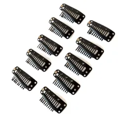 Luce brillare 固定ピン スチールピン ウィッグクリップ ウィッグ用固定ピン かつら用ピン 留め具 パッチンピン ワンタッチピン エクステ用ピン ヘアピン ウィッグケア用品 かつらピン 補修用 エクステ ワン [L 3.6 cm (10個セット)]