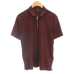 HUGO BOSS ヒューゴボス ニットポロ モーブ XL チップライン 半袖 