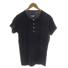 visvimヘンリーネック Tシャツ ブラック - メルカリ