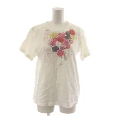 コムデギャルソンコムデギャルソン COMME des GARCONS COMME des GARCONS Tシャツ カットソー M アイボリー 花柄 半袖 プリント RO-T016 /RRのサムネイル