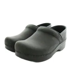 ダンスコ DANSKO プロフェッショナル オイルド Professional Oiled サンダル ヒール レザー 37 黒 ブラック 206-020202 /AN23のサムネイル