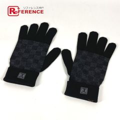 Louis Vuitton ダミエ柄手袋 メンズ グレー×ネイビー - メルカリ