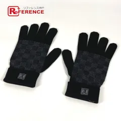 LOUIS VUITTON ルイヴィトン 手袋 ゴン・プティ ダミエ M70006 ウール ブラックのサムネイル