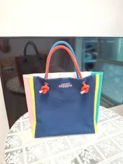 LUCKY CHOUETTE ラッキーシュエトゥ バイカラー トートバッグのサムネイル