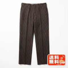 MES by SOGO スラックス ブラウン ストライプ メンズ ウールのサムネイル
