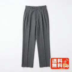 スラックス パンツ グレー 82サイズ 日本製 シンプル ボトムス グリーンレーベルリラクシング風のサムネイル
