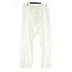メゾンマルジェラ Maison Margiela 22AW シルクポプリン トラウザーズパンツ スラックス 44 ホワイト 白 SI1KA0003 国内正規のサムネイル