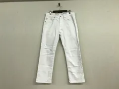 本物エージーAGセオリーtheoryコットンストレッチホワイトデニムパンツメンズサーフアメカジミリタリーストリートスケーターワークビジネススーツモードゴルフドレスバイカースポーツ白30Mアメリカ製のサムネイル