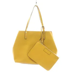 バーニーズニューヨーク BARNEYS NEW YORK トートバッグ ショルダーバッグ レザー 黄 イエロー /AN12のサムネイル