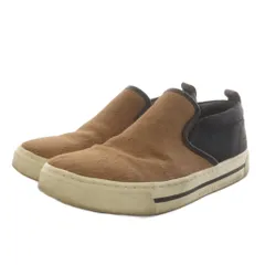 マークバイマークジェイコブス MARC by MARC JACOBS スリッポン シューズ ハラコ 35 茶 ブラウン 黒 ブラック /AN27のサムネイル