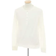 【中古】シーサー Schiesser コットン ヘンリーネック 長袖Ｔシャツ ホワイト【サイズ4/S】【メンズ】のサムネイル