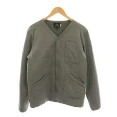 スノーピーク snow peak ノーカラージャケット 中綿 アウター M グレー SW-18AU010 /YMのサムネイル