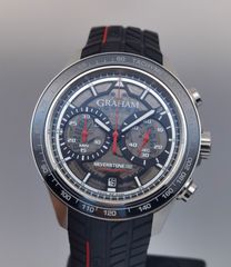 中古 ジャンニ ヴェルサーチ GAINNI VERSACE クロノグラフ4198/00AC FM 
