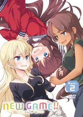 ●[중고] NEW GAME!! 뉴게임 제2기 Rank.2 [렌탈 떨어짐] [DVD]