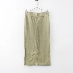 定番アイテム ドゥーズィエムクラス Deuxieme Classe リブスカート ベージュ■ベーシック タイト ボトムス【2400014995589】のサムネイル