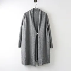 エヴァムエヴァ evam eva カシミヤ ロングニット カーディガン ｜ライトグレー トップス 羽織り【2400015000671】のサムネイル