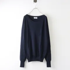 イギリス製 ジョンスメドレー JOHN SMEDLEY ウール リブニットプルオーバー XS/ネイビー トップス【2400014968330】のサムネイル