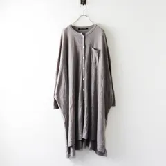 ミズイロインド mizuiro ind ウール ドルマンニット ワイド カーディガン ｜グレージュ  羽織り トップス クルーネック【2400014998641】のサムネイル