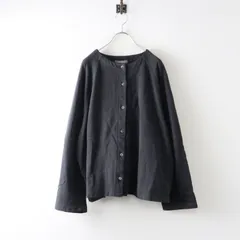 2026SS ネストローブ nest Robe ミニ裏毛ラグランカーディガン F｜チャコールグレー トップス スウェット生地 【2400014997224】のサムネイル