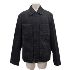 LOUIS VUITTON 23AW モノグラム スエードレザーシャツブルゾン - メルカリ