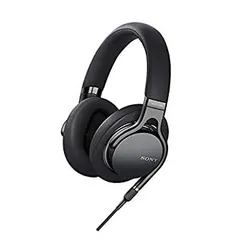 【中古】「非常に良い」ソニー SONY ヘッドホン MDR-1AM2 B : ハイレゾ 密閉型 折りたたみ式 ケーブル着脱式/バランス接続 Φ4.4ケーブル同梱 リモコン/マイク付き 2018のサムネイル