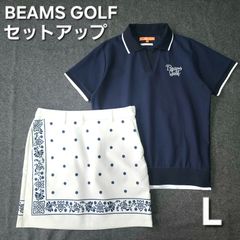 美品 近年モデル ビームスゴルフ バンダナ柄ゴルフハーフパンツ