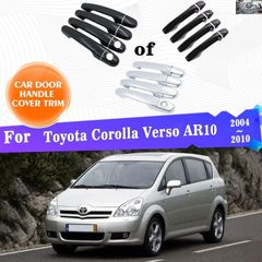 토요타 카로라 바소 AR10 2004~2010 2005 2006 도어 핸들 커버 방청 스티커 장식