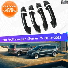 자동차 도어 핸들 커버 트림 VW 폭스바겐 샤랑 MK2 7N 2010~2022 ABS 세트 크롬 스타일링 외장 부품