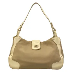 AIGNER(アイグナー) ショルダーバッグ - ピンクベージュ×ベージュ レザーのサムネイル