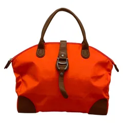 AIGNER(アイグナー) ハンドバッグ - オレンジ×ブラウン レザーのサムネイル