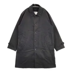 MHL. ダウンライナー付き 596-8210502 COTTON NYLON CANVAS ステンカラーコート ブラック メンズ エムエイチエル【中古】6-0523A∞のサムネイル