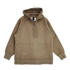 MHL. DRY LOOPBACK JERSEY 595-3269511 ハーフジップ パーカー 23AW ブラウン レディース エムエイチエル【中古】6-0523M∞のサムネイル
